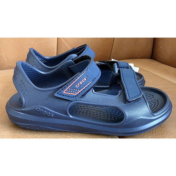 Crocs Swiftwater Expedition Sandals Kid's Size c10 Navy/Navy NEW WITH TAGS - Picture 2 of 8